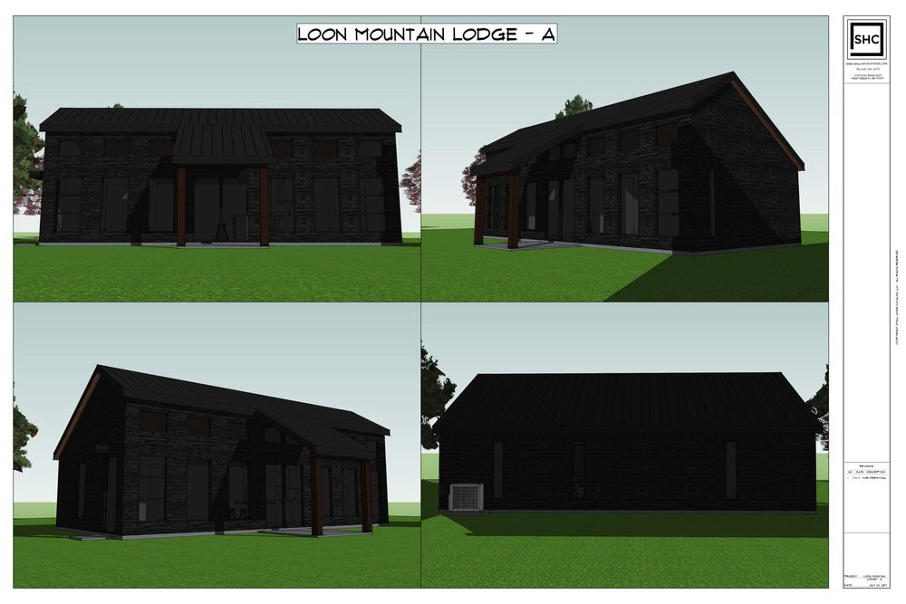 Loon Mountain Lodge with 2-bedrooms, 1 bathroom, loft