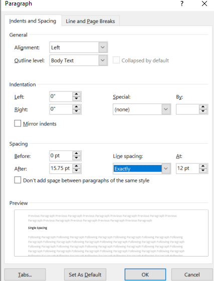 What The Heck Is 16 Point Line Spacing Dragonfly Editorial