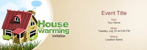 Free House Warming invitation with India's #1 online tool