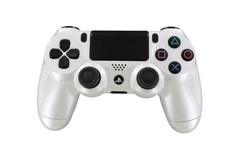 pearl white ps gaming controllers ps controller