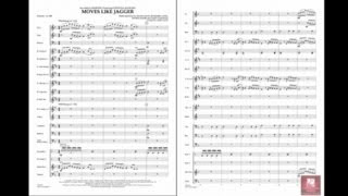 Moves Like Jagger arranged by James Kazik