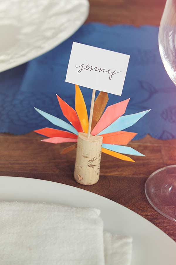 24 Simple DIY Ideas for Thanksgiving Place Cards Amazing