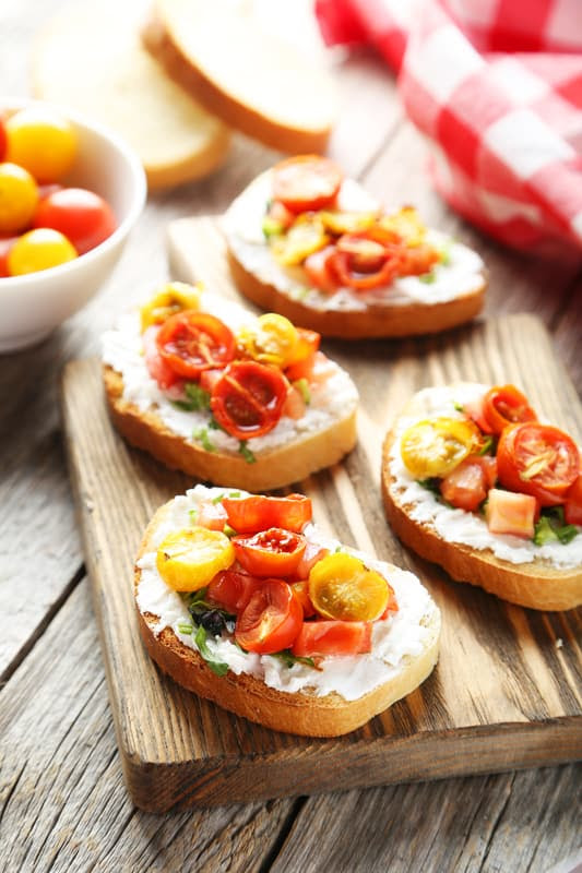 ricotta toasts