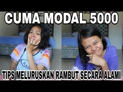 meluruskan rambut dengan santan