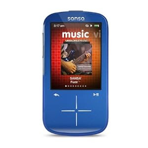 Sansa Fuze+ 4GB Blue MP3 Player SDMX20R-004GB-E57Blue