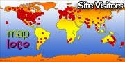 Locations of Site Visitors