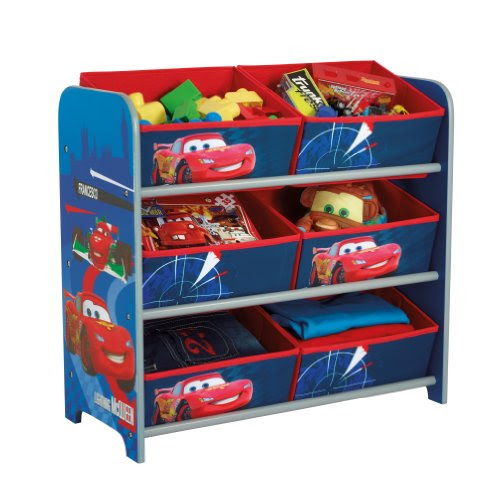 Worlds Apart 471CAS01E Cars 2 Meuble de rangement 6 paniers