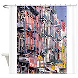 Ny Street Shower Curtains | Custom Themed Ny Street Bath Curtains ...