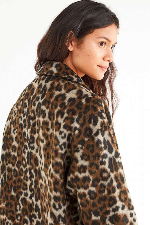 Le Fashion Blog Under 200 Affordable Budget Friendly Leopard Print Coat Via Urban Outfitters 