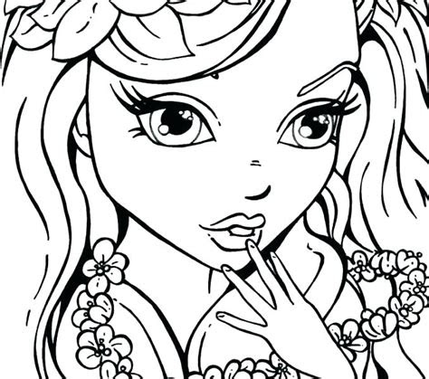  girly pages for teens coloring pages