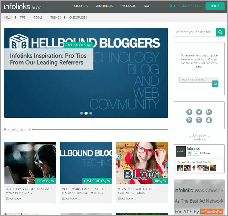 infolink blog for banner blindness