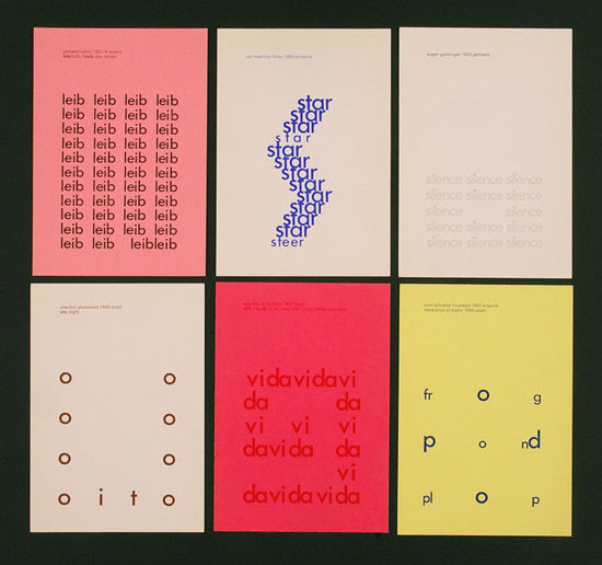 Concrete poetry, also known as