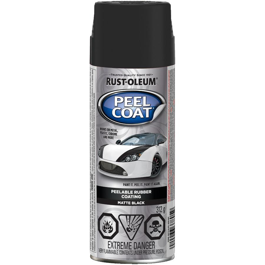 Rust Oleum 312g Matte Black Peel Coat Rubber Coating Home Hardware