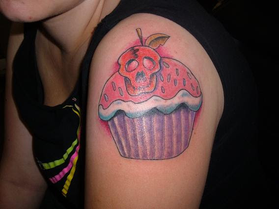 Cupcake & Skull Tattoo. By cupcake girl on April 27th, 2008 .