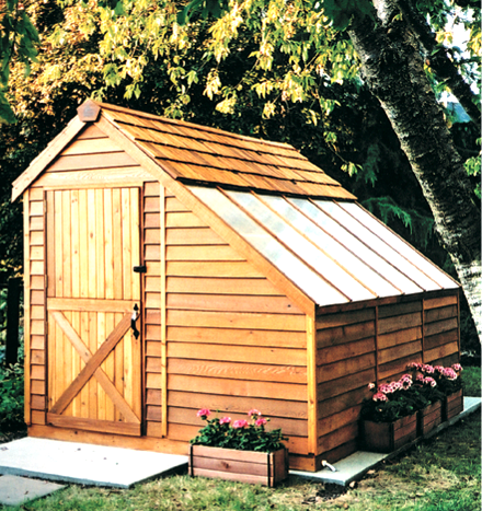 Small Cedar Greenhouse Kits, Wooden Greenhouse Sheds 