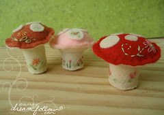 little mushroom pincushions