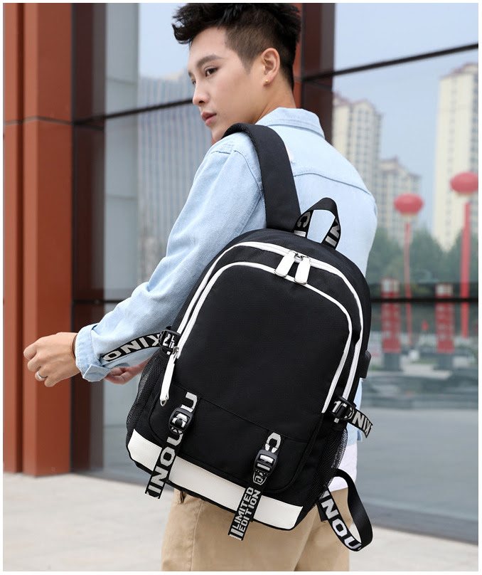 Ryan Spielzeug Bewertung Usb Rucksack Teenager Kapazitat Taschen Schuler Der Schule Buch Taschen Fans Reisetaschen Laptop Tasche Mochila Feminina Aliexpress