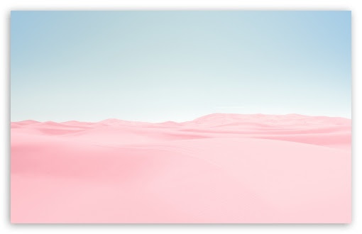 Pink Desert Blue Sky Ultra Hd Desktop Background Wallpaper For 4k