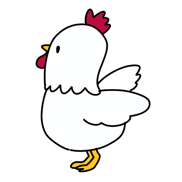 ニワトリのイラスト かわいいフリー素材が無料のイラストレイン
