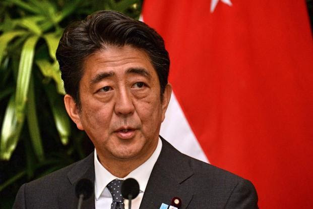 A file photo of Shinzo Abe. Photo: AFP
