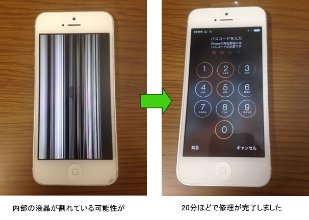 Iphoneの画面に縦線が入る Iphone修理屋 新宿店 渋谷店