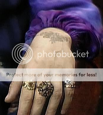And this is where you can trace a single wrist tattoo,. and the rock star