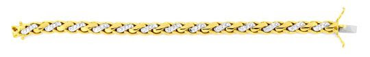 Original-Foto 1, DIAMANTARMBAND 1ct RIVER LUPENREIN GELBWEISSGOLD LUXUS!