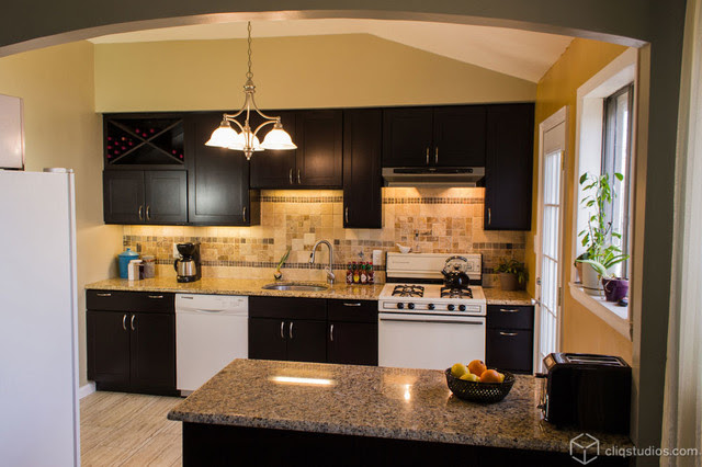 Black Kitchen Cabinets - contemporary - kitchen - minneapolis - by ...