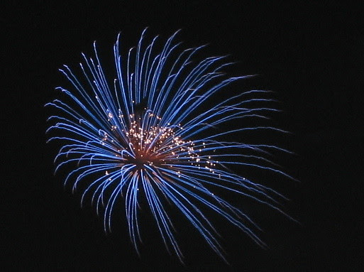 花火 青 写真共有サイト フォト蔵