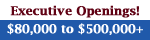Executive Openings! $80,000 to $500,000+
