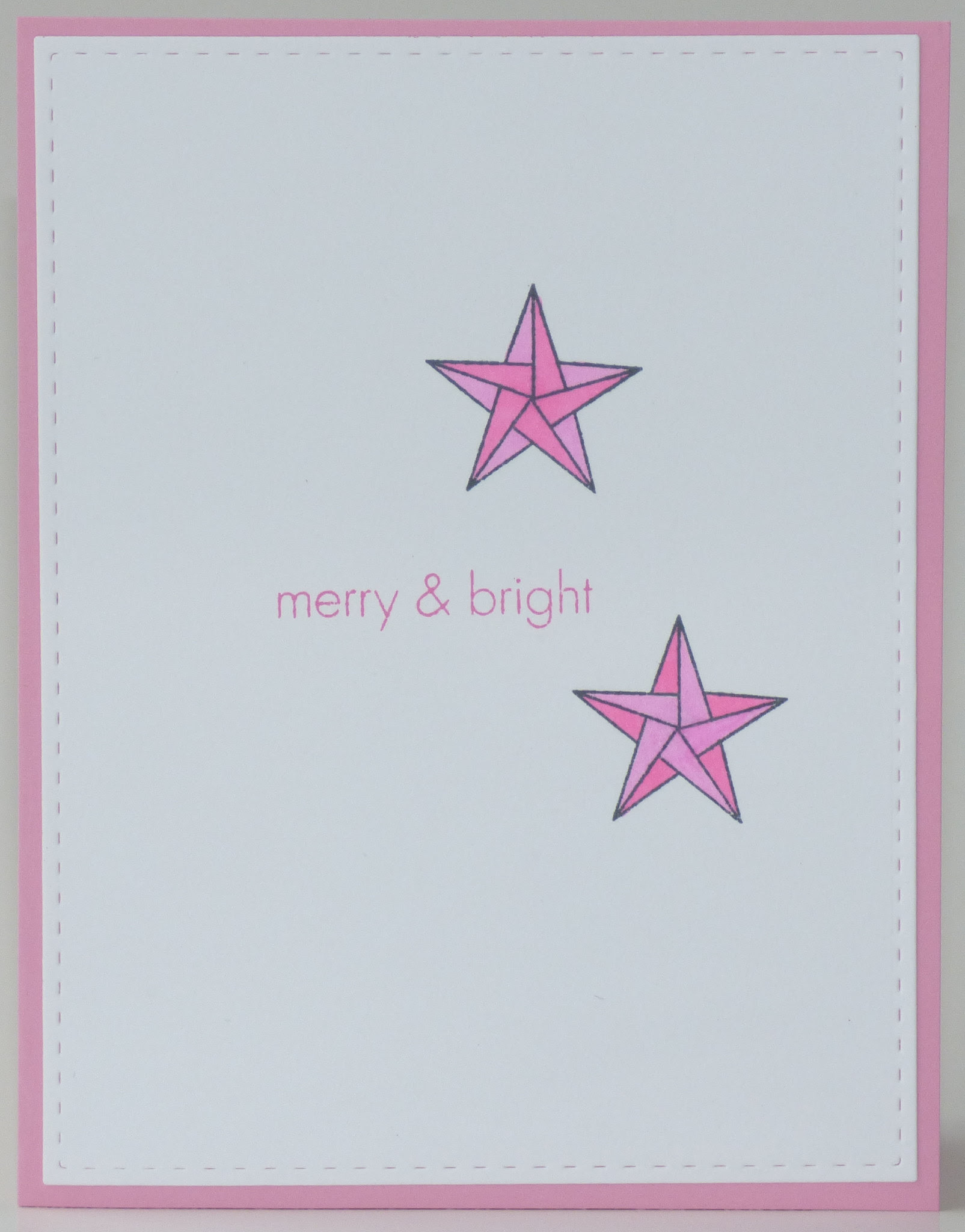 https://flic.kr/p/PBfZ31 | Pink Origami Stars | www.ablognamedhero.com/
Monochromatic

www.simonsaysstampblog.com/wednesdaychallenge/
Let's get ready for Christmas

catchthebugblog.blogspot.com/
#616 - Sketch

papercraft-challenges.blogspot.com/
#21 - Stars

jinglebellesrock.blogspot.com/
Pink Christmas

Stitched Die : SimonSaysStamp
All Stamps : Hero Arts