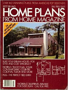  Best  Selling Home  Plans  from Home  Magazine Fall 1983 
