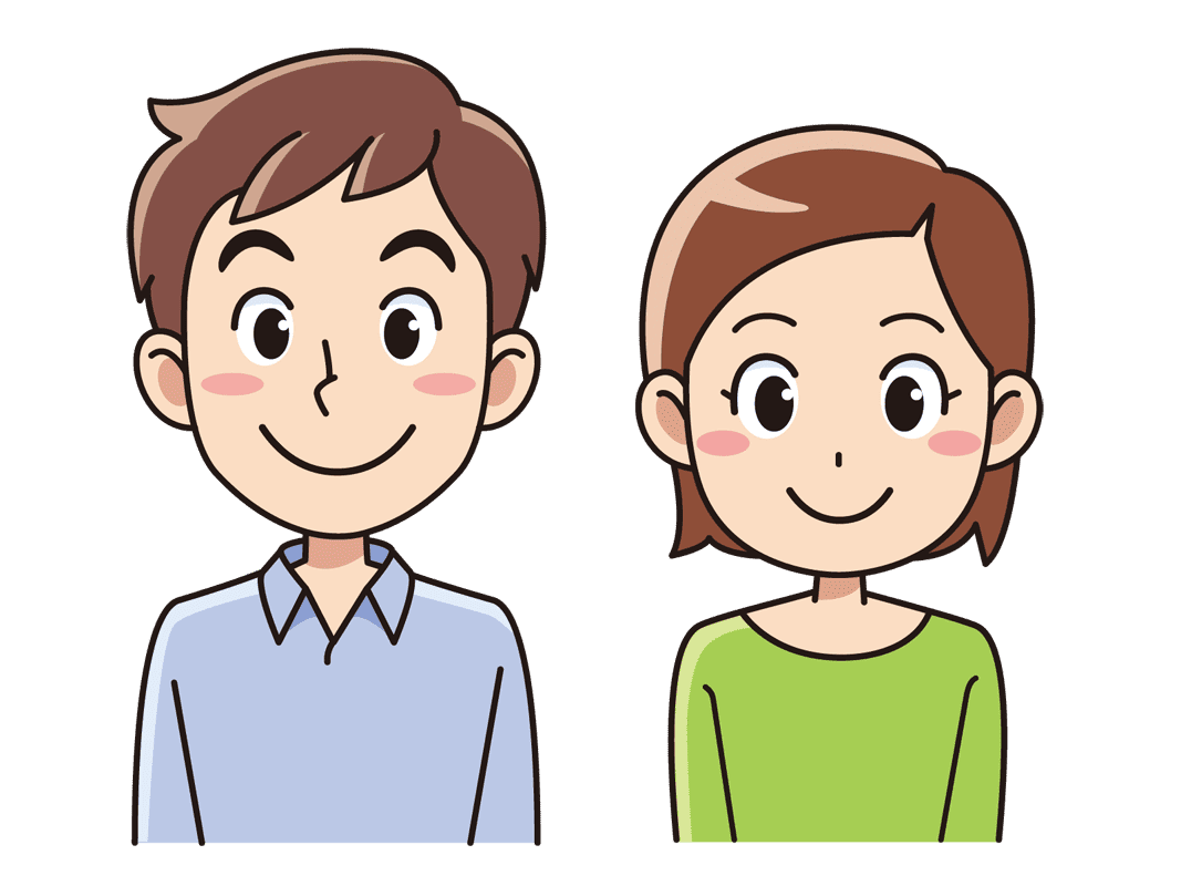 若い男女 無料イラスト素材 イラスト素材図鑑