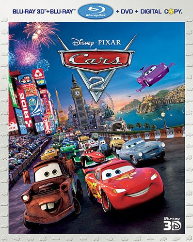 Cars 2 :Cars 2 (Five-Disc Combo: Blu-ray 3D / Blu-ray / DVD / Digital Copy)