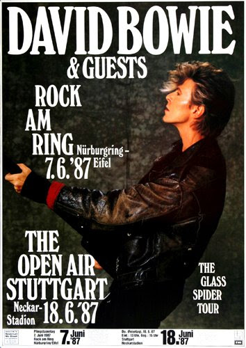 Reviews David Bowie Glass Spider 1987 - original concert poster
