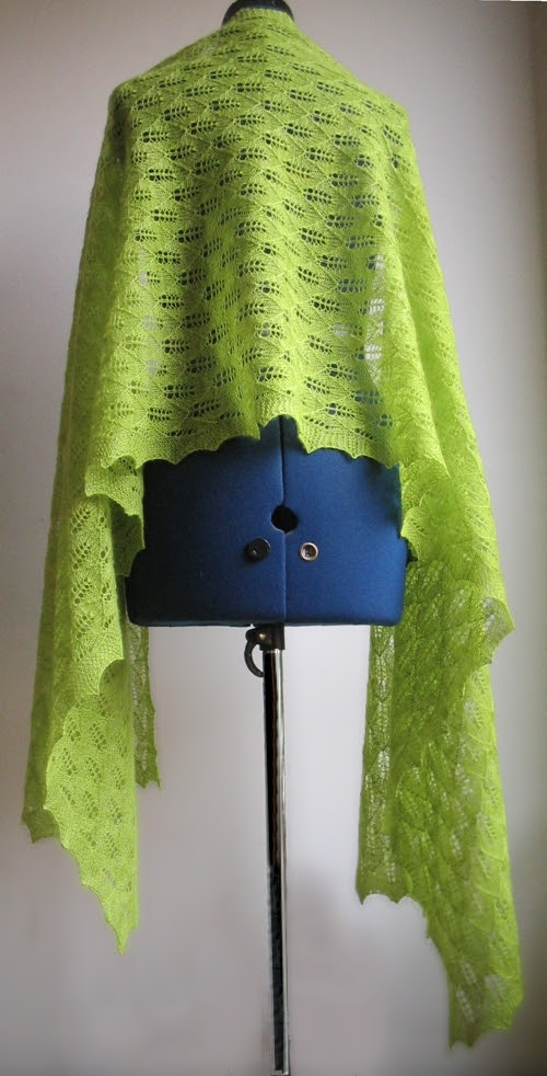 green shawl