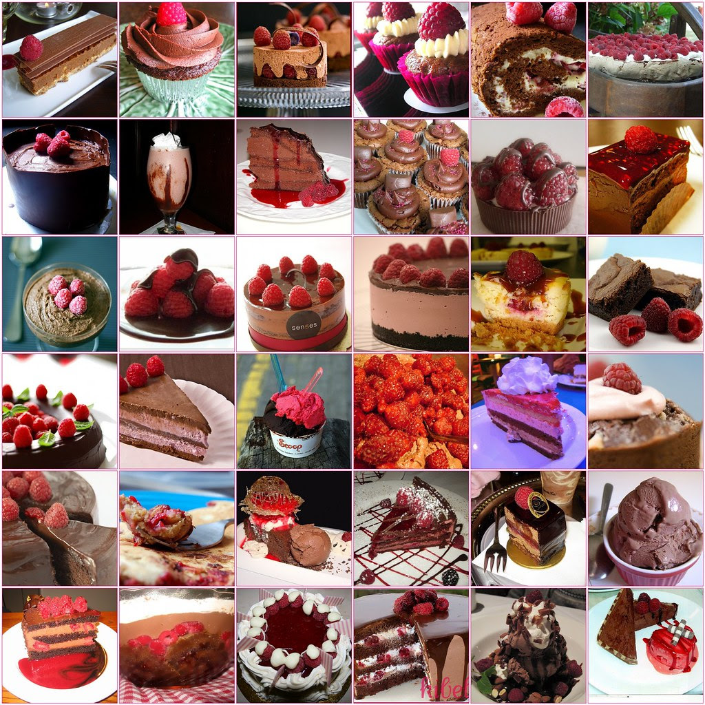 Chocolate Raspberry Mosaic
