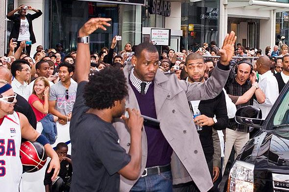 lebron james toronto