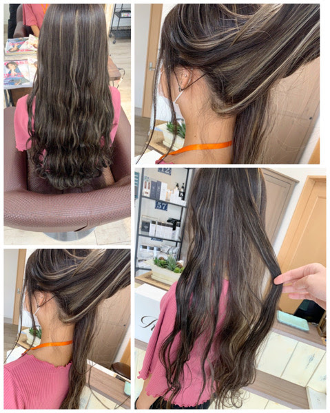 結んだ時に可愛くなるにはハイライトをココに入れるべき 福岡県大牟田市アンジー