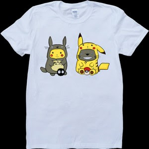 My-Neighbor-Totoro-Pokemon-Mens-White-Custom-Made-T-Shirt