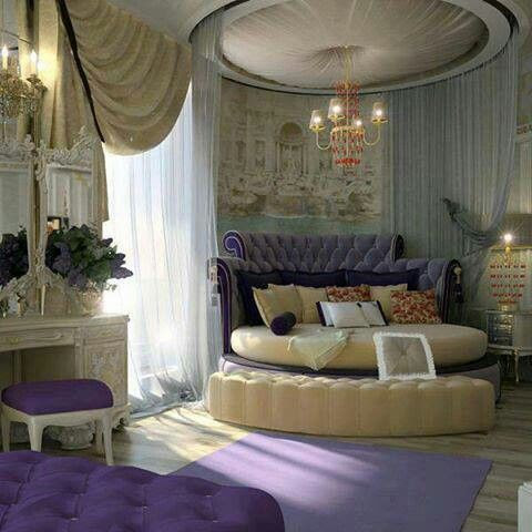 Purple & cream bedroom | Mia's Room Ideas | Pinterest