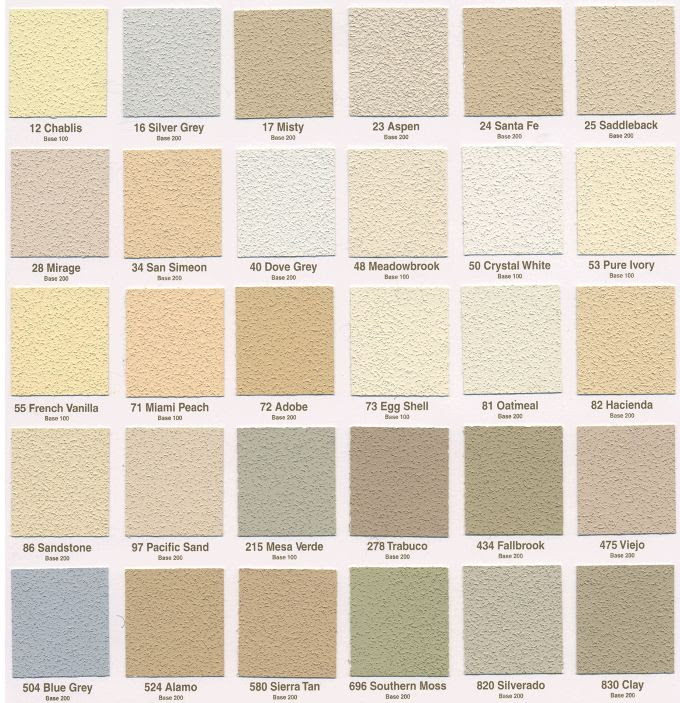 La habra color chart