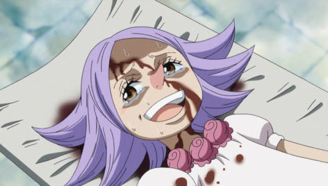 ワンピース アニメ 877話感想 サンジとプリンちゃんの悲しすぎるキス ロリブリュレ可愛すぎる ジェルマ ジンベエ死亡 ネタバレ 動画 画像 あにこぱす