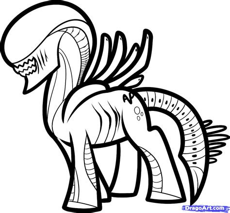  xenomorph coloring book 1856 svg cut file free svg images