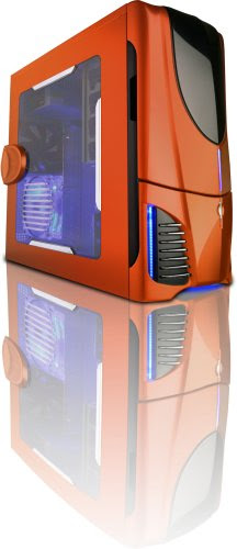 NZXT Apollo CS-NT-APOLLO-O SECC Steel Chassis ATX Mid Tower Computer Case (Orange)