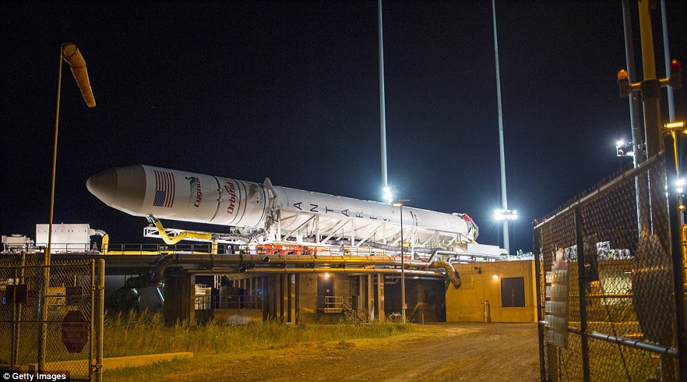 Another trip: The mission represented the fifth launch of the company's Antares rocket in its first 18 months of operations