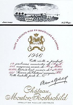 Mouton rothschild wine labels for sale