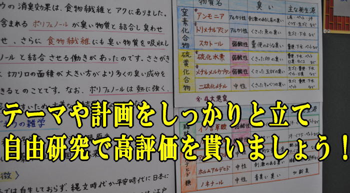 中学生向け 理科の自由研究のやり方