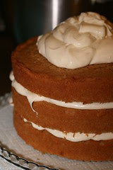 Chai Cake with Honey-Ginger Cream (Sky High Cakes)