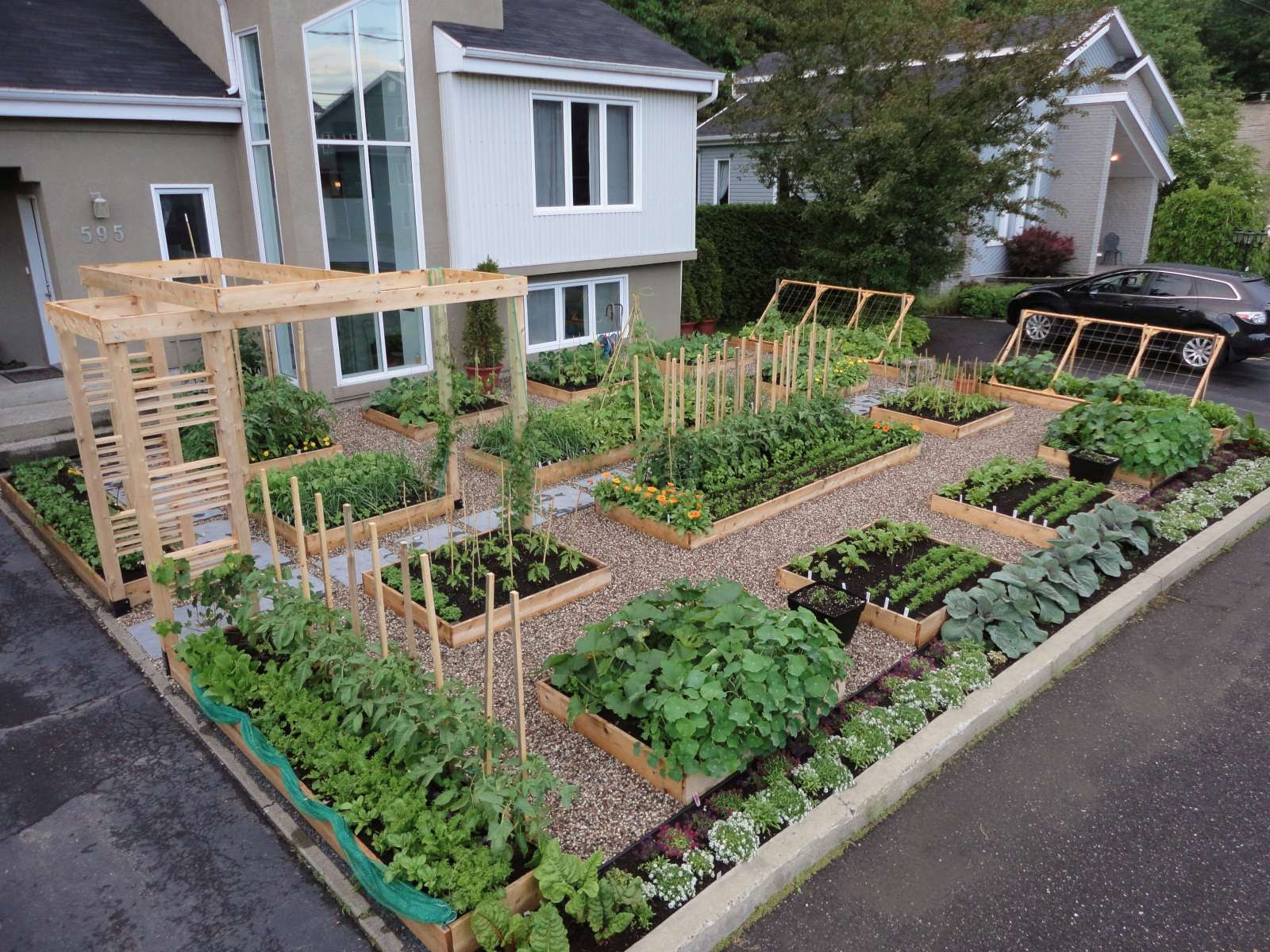 Front Yard Vegetable Garden